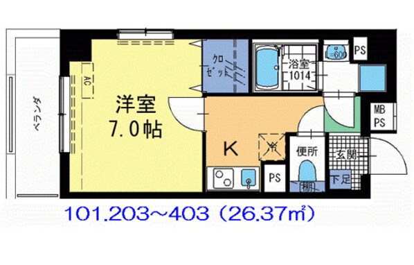 エスパシオ　アウローラの物件間取画像